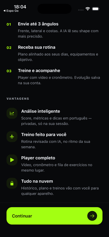 Tela Exercícios