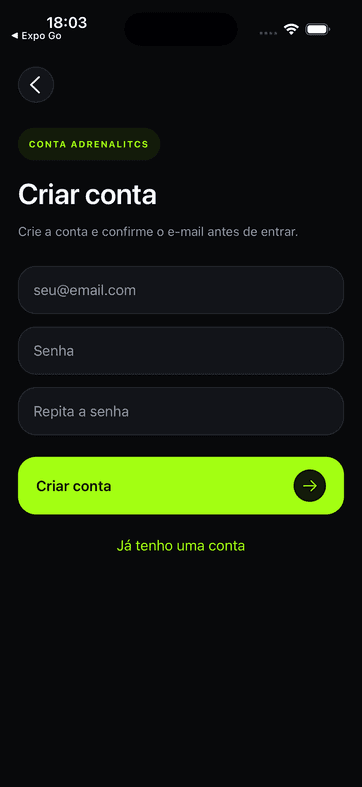 Criar conta